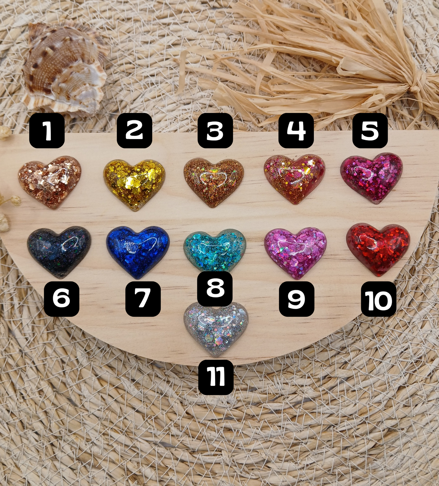 Petites fleurs glitter pour créoles