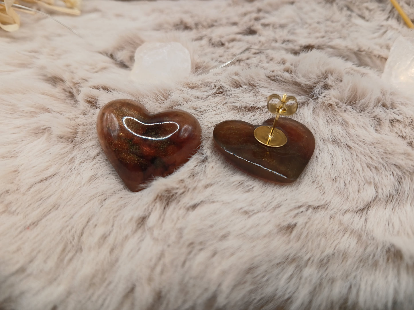 Puces d'oreilles Coeur N°2