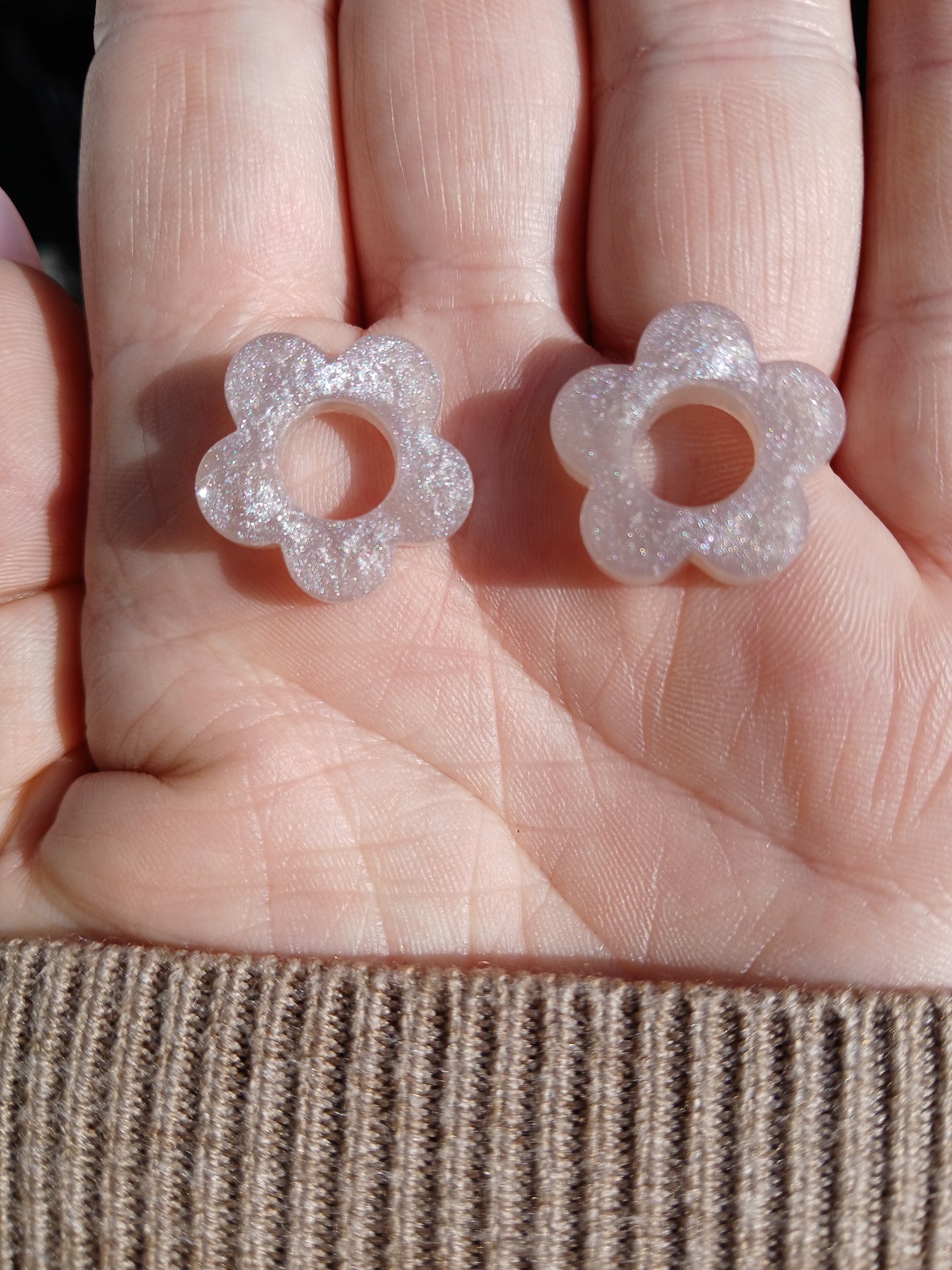 Paire de petites fleurs N°2