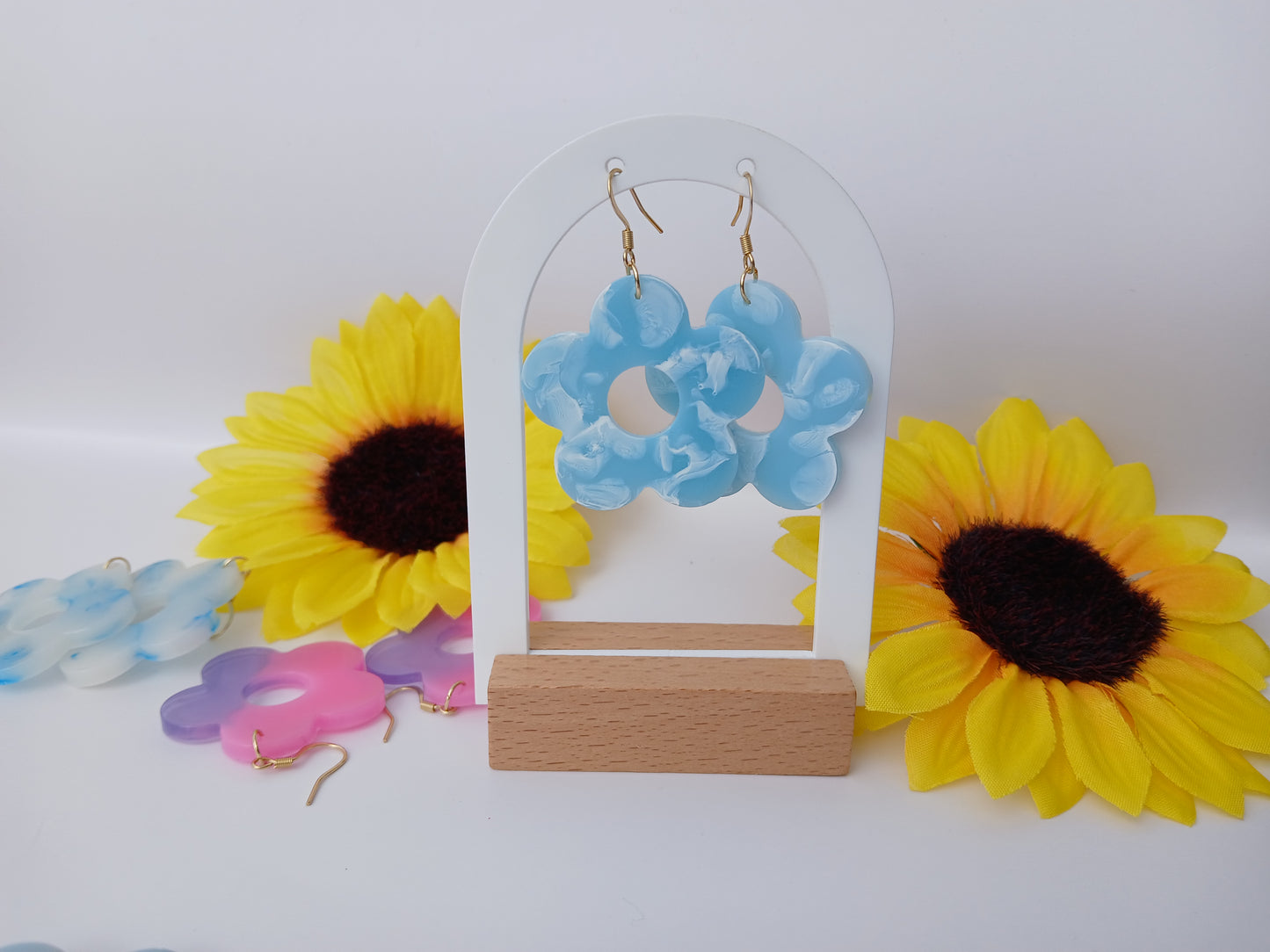 Boucles d'oreilles les fleurs N°1