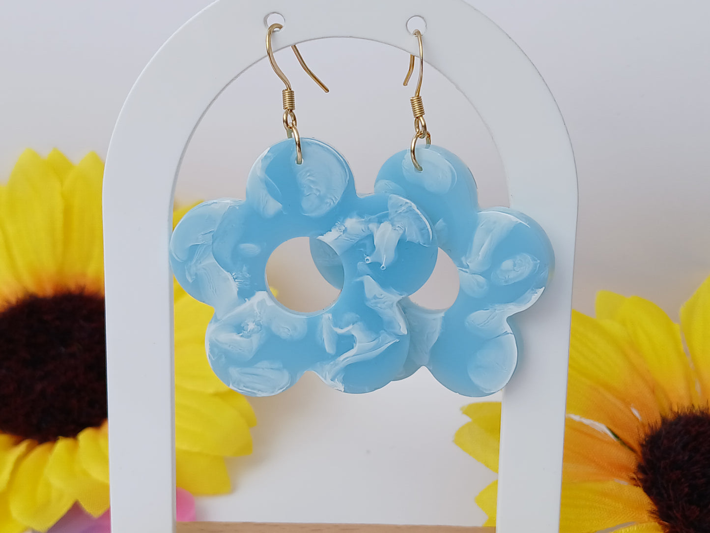 Boucles d'oreilles les fleurs N°1
