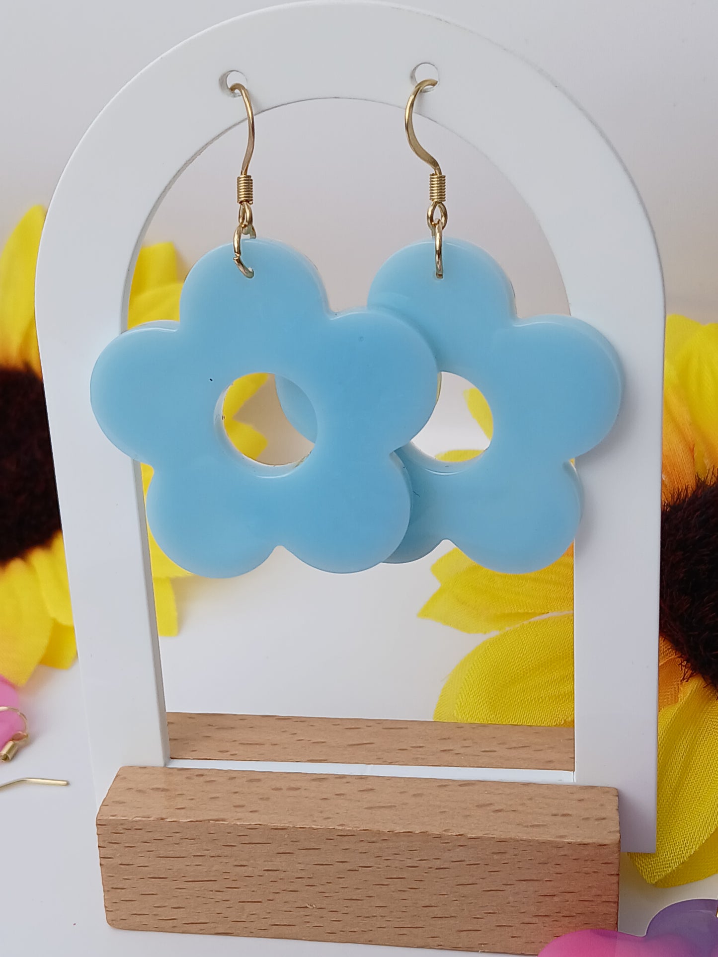 Boucles d'oreilles les fleurs N°4