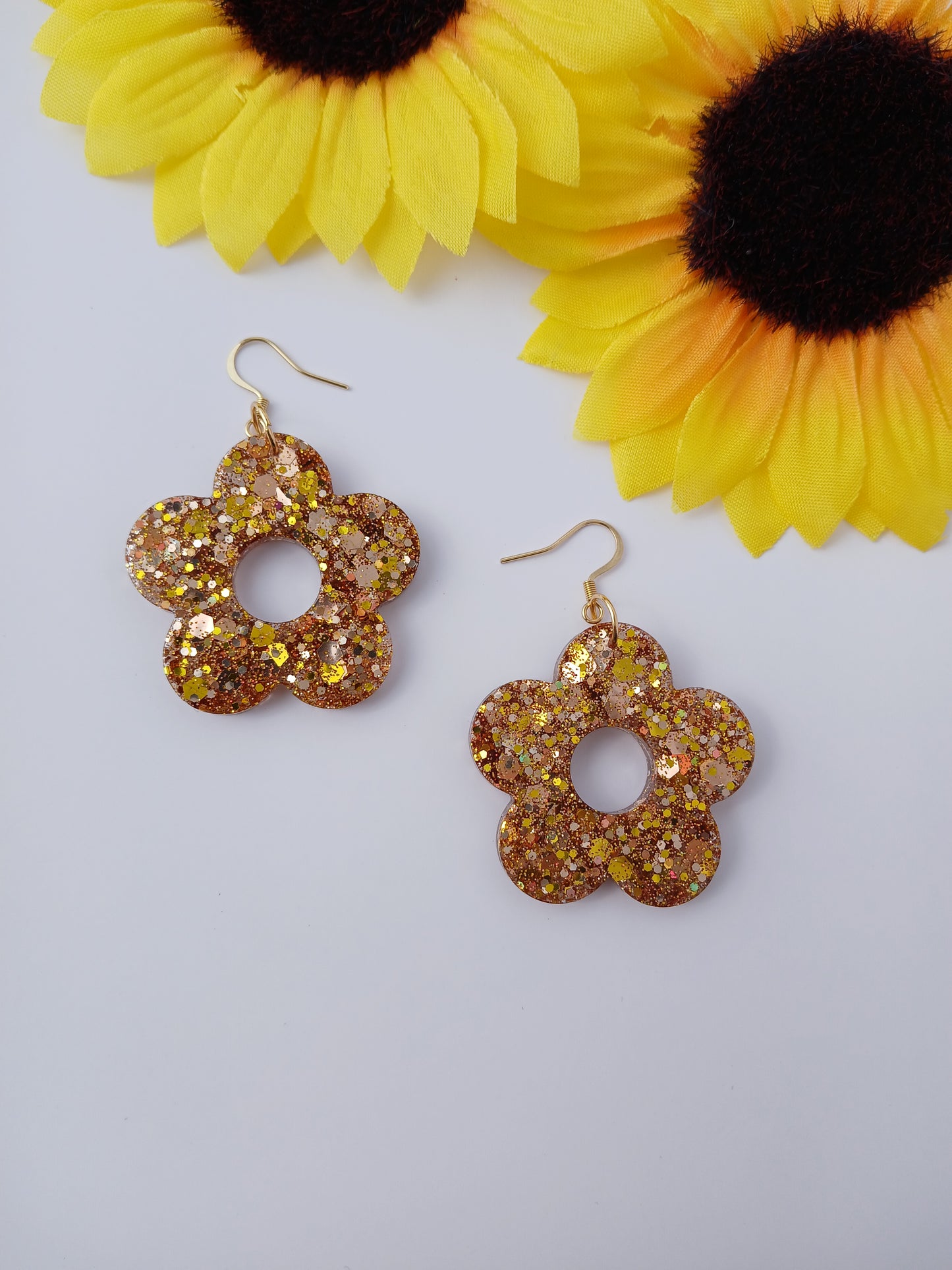 Boucles d'oreilles les fleurs N°12