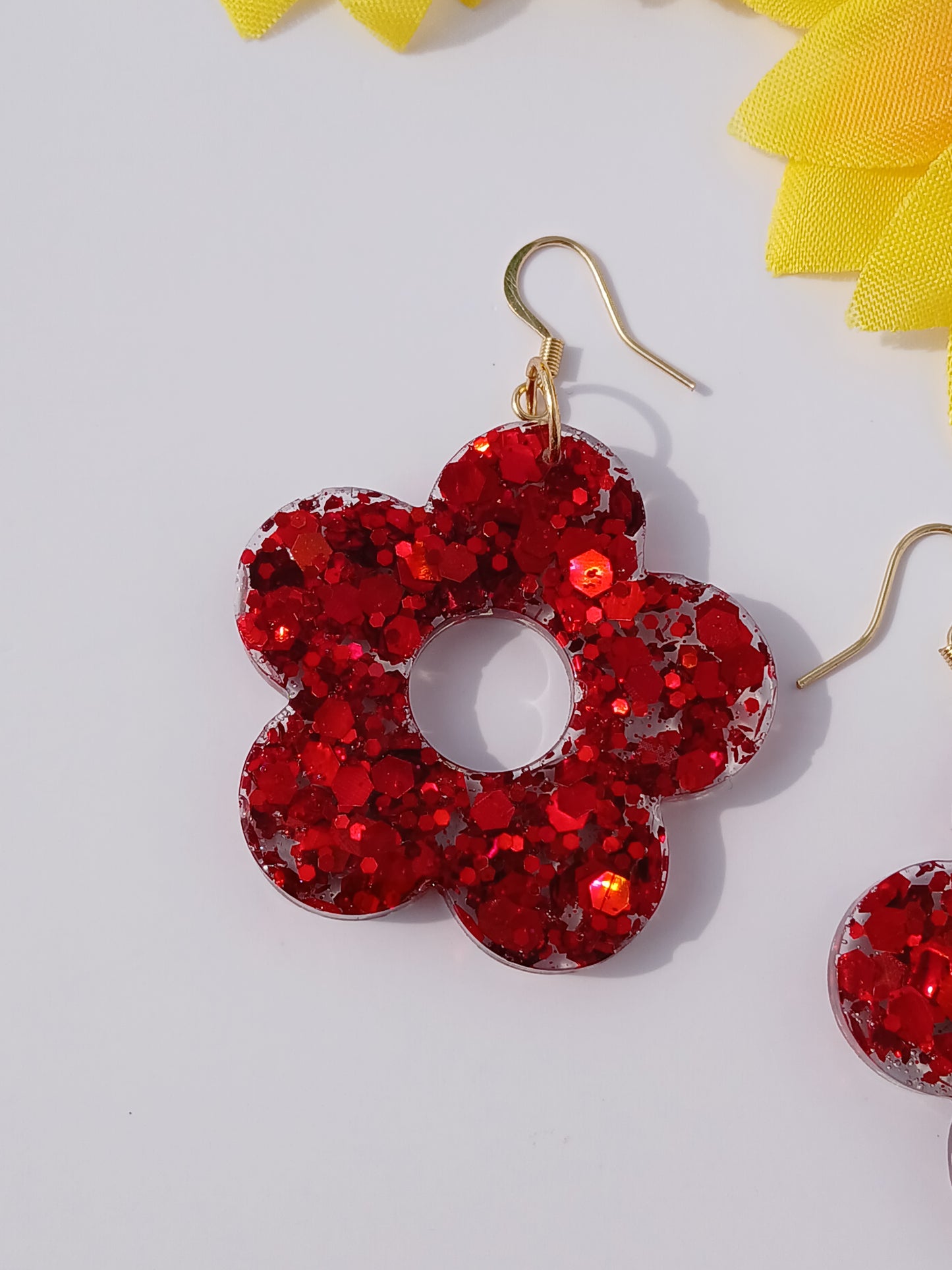 Boucles d'oreilles les fleurs N°15