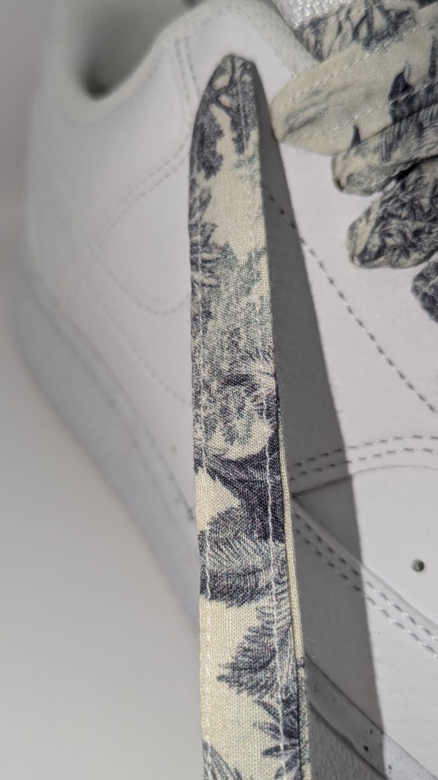Lacets toile de jouy