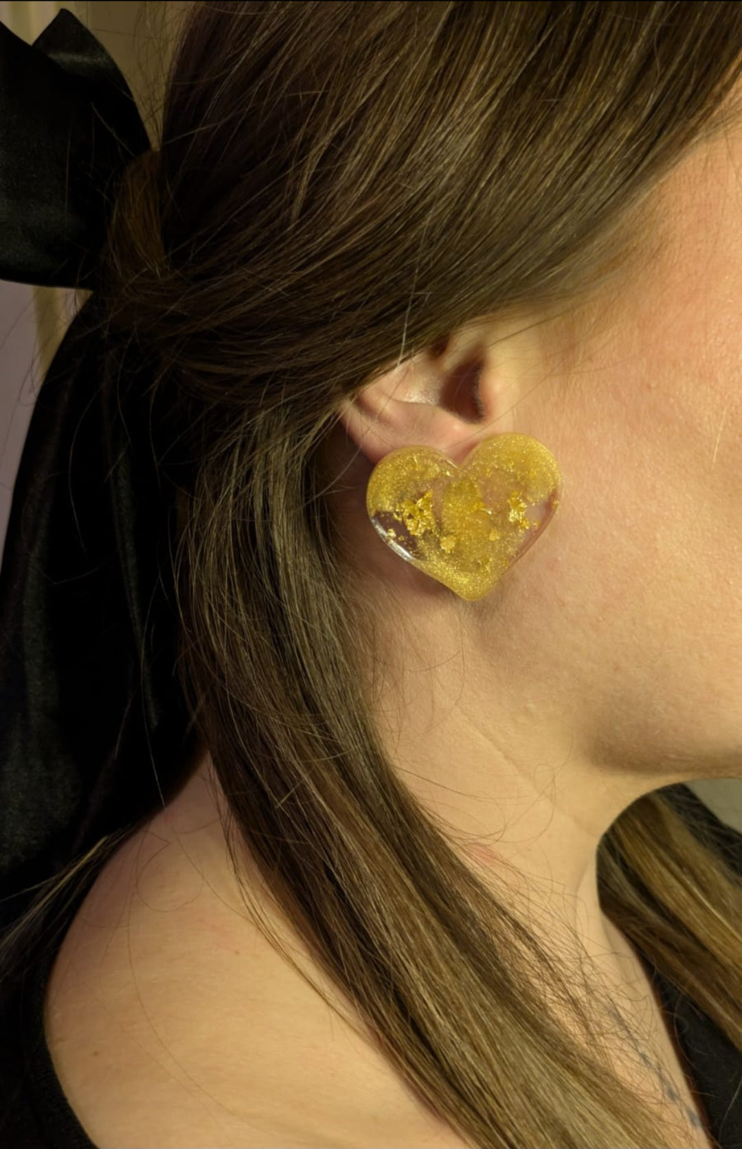 Boucles d'oreilles Cœur XXL N°2