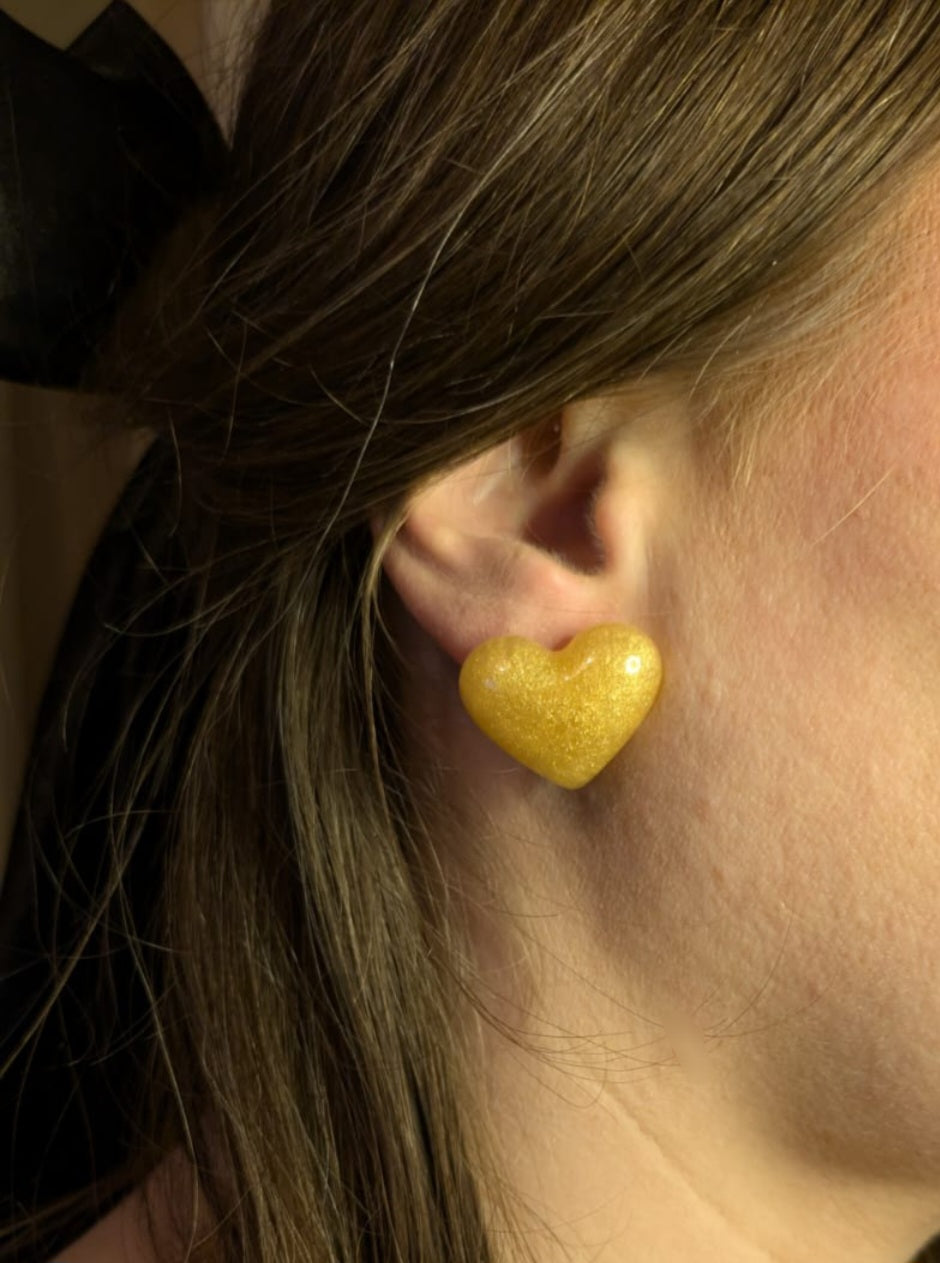 Puces d'oreilles Coeur N°1