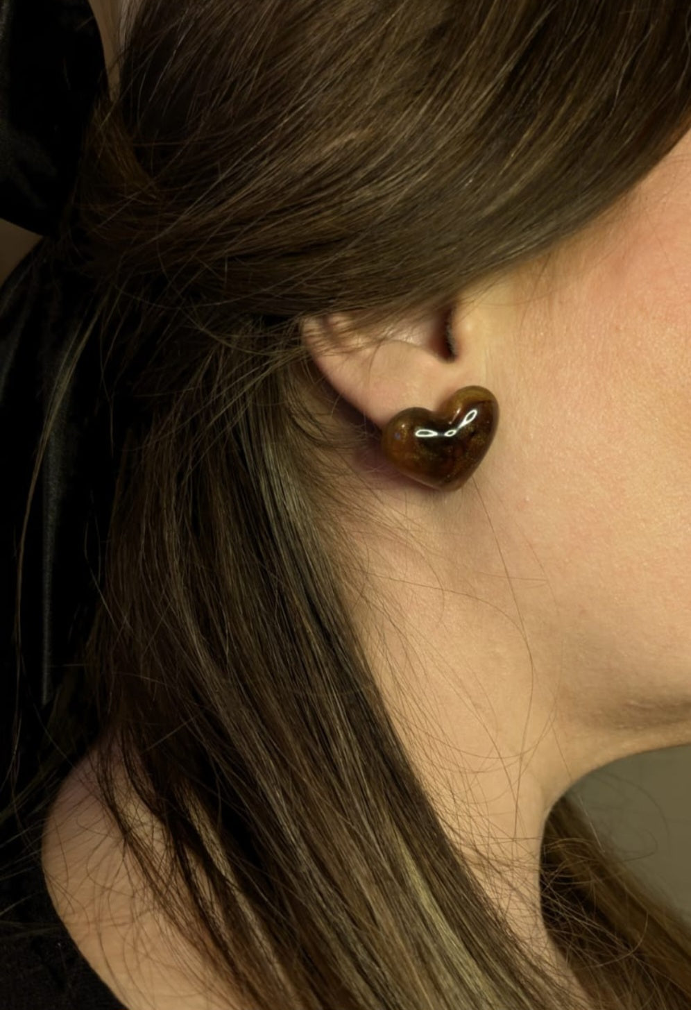 Puces d'oreilles Coeur N°2