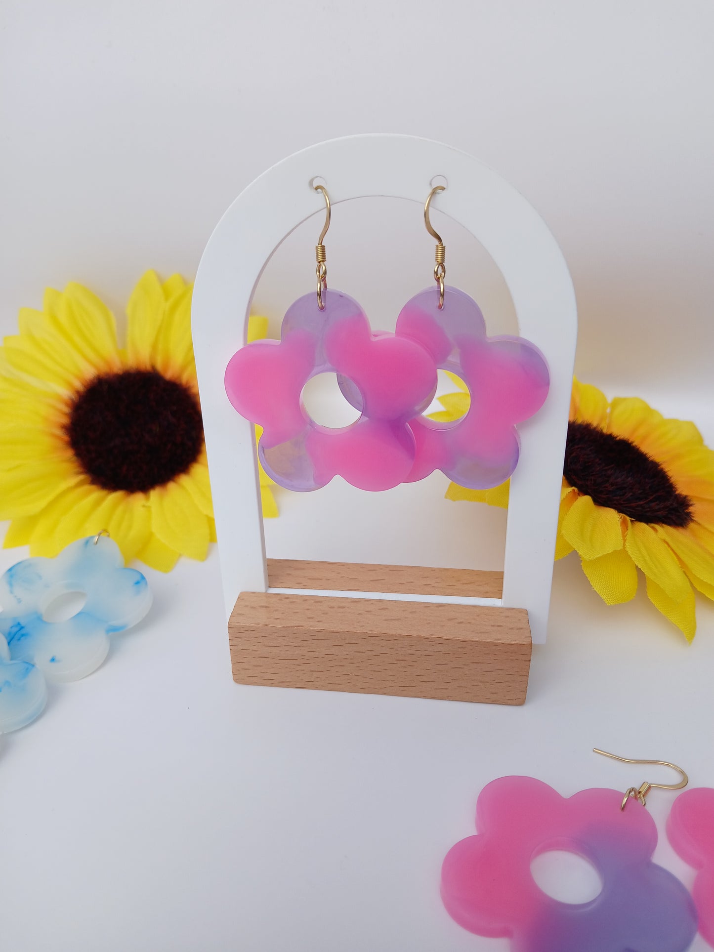 Boucles d'oreilles les fleurs N°3