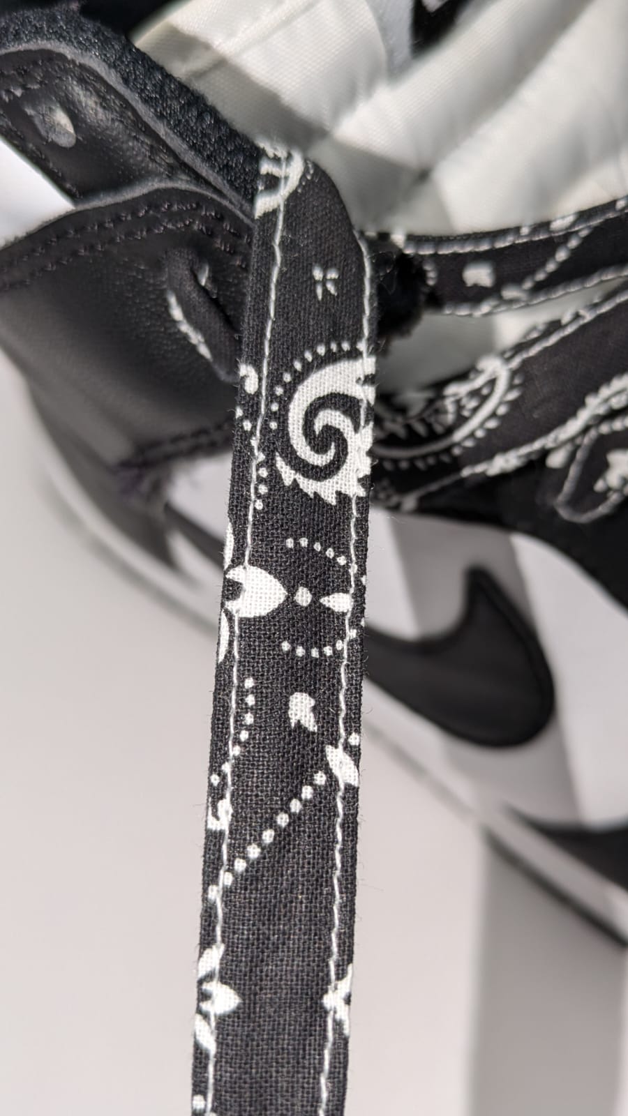 Lacets bandana b&w