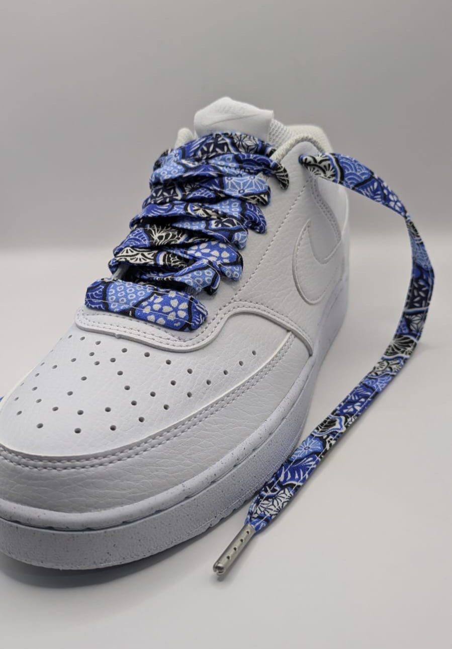 Lacets dragon bleu