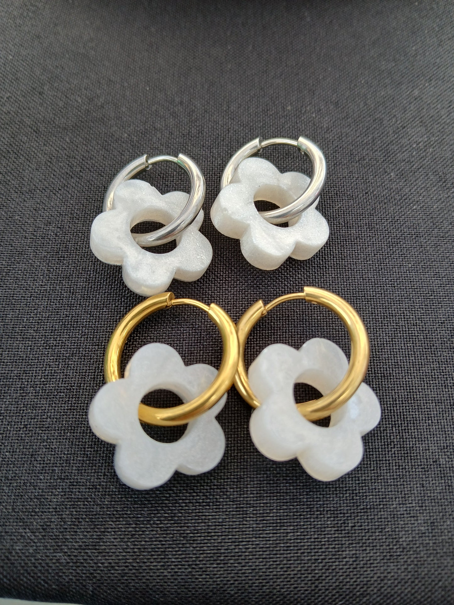 Paire de petites fleurs N°1