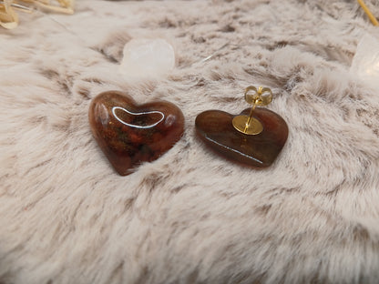 Puces d'oreilles Coeur N°2