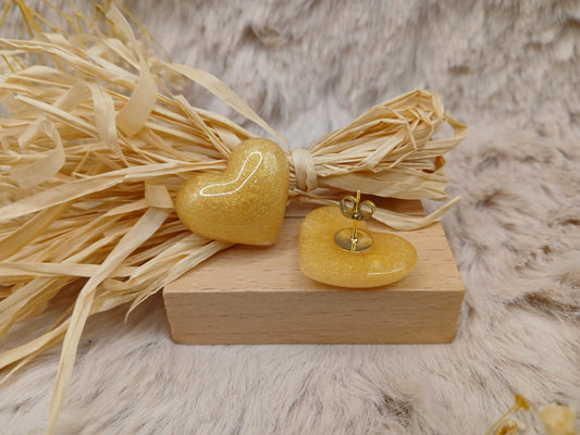 Puces d'oreilles Coeur N°1