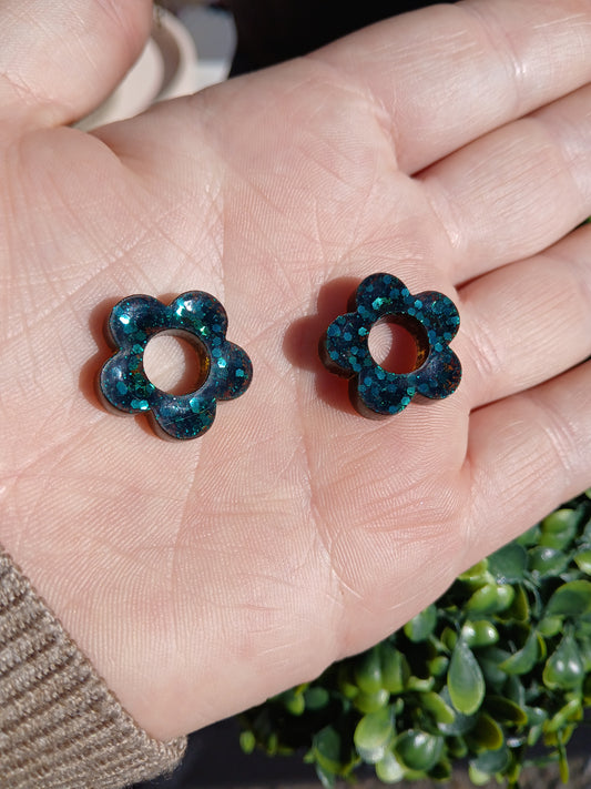 Paire de petites fleurs N°6