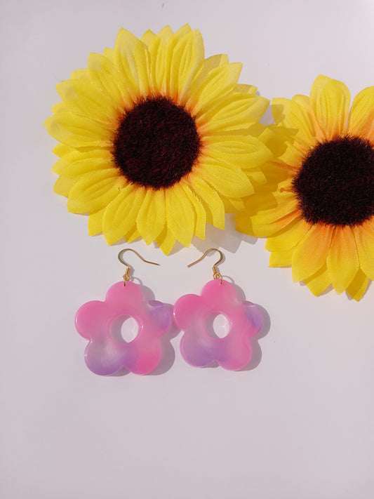 Boucles d'oreilles les fleurs N°14 MODELE UNIQUE