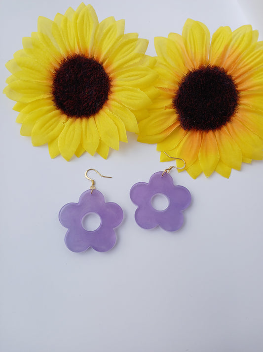 Boucles d'oreilles les fleurs N°6