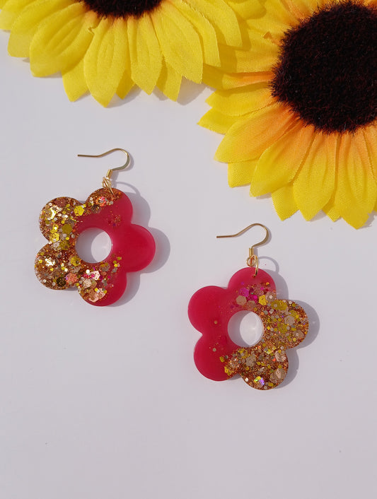 Boucles d'oreilles les fleurs N°16