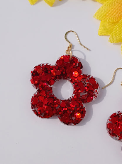 Boucles d'oreilles les fleurs N°15