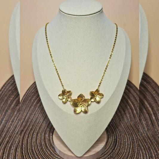 Collier "Fleur d'or"