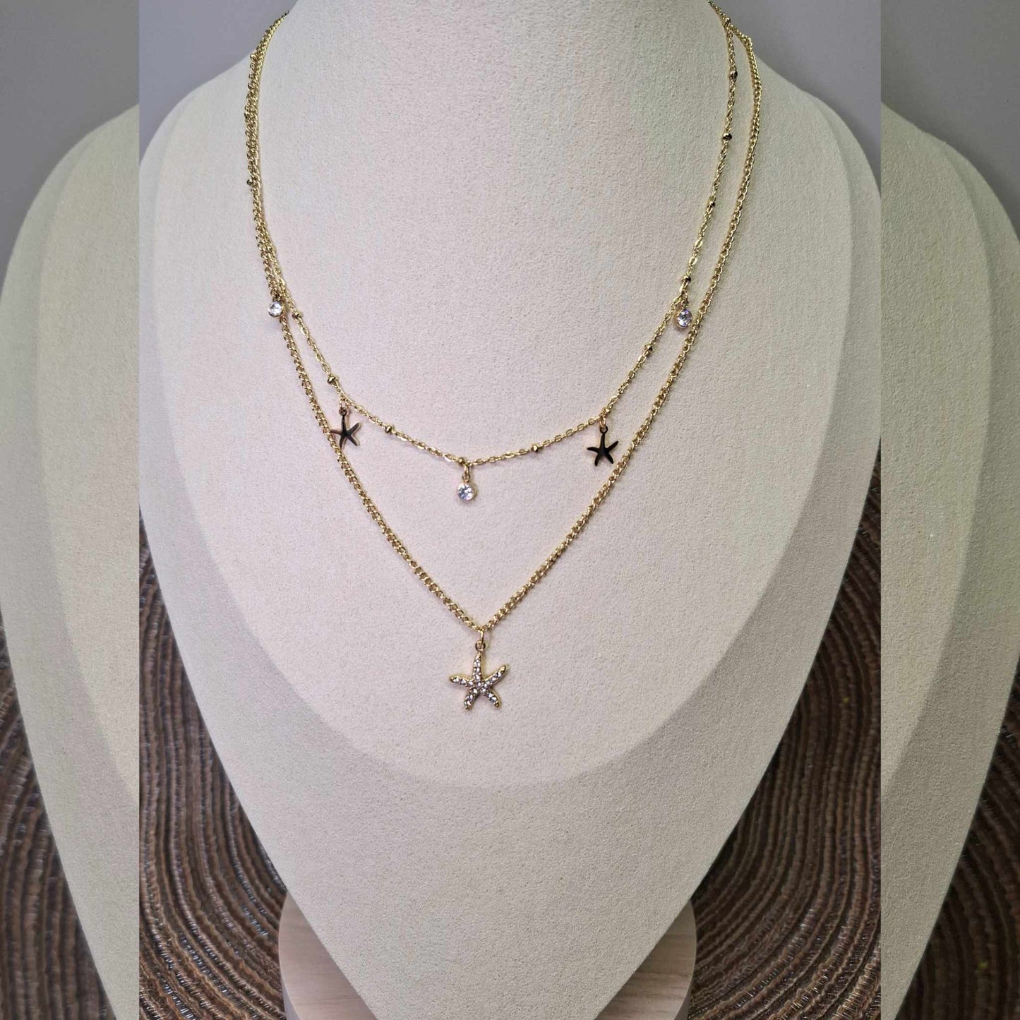 Collier double "Little star"