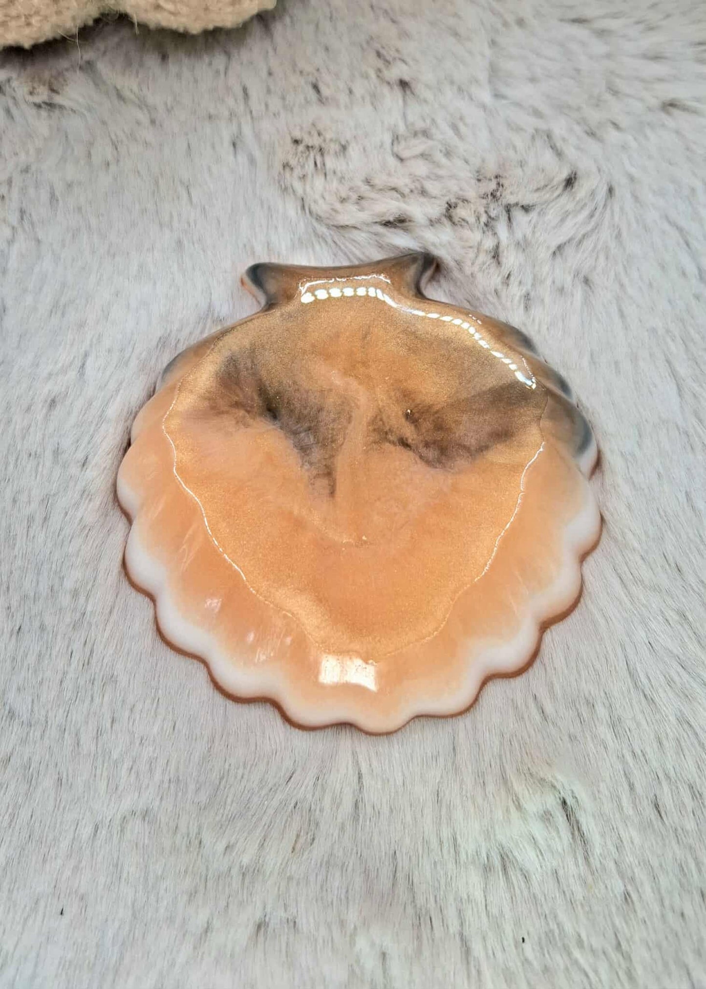 Coquillage en résine époxy