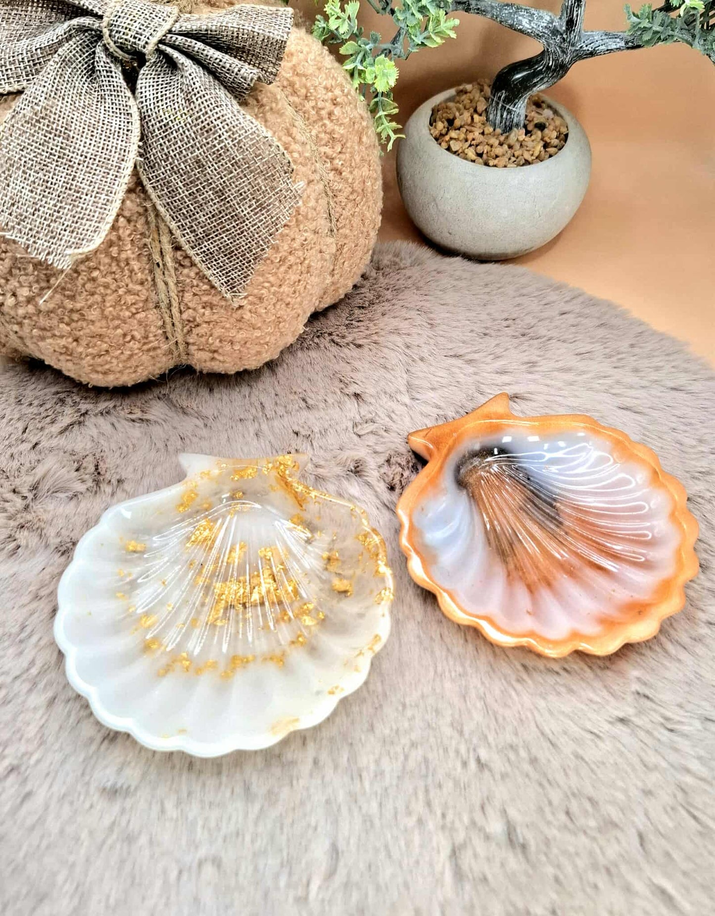 Coquillage en résine époxy