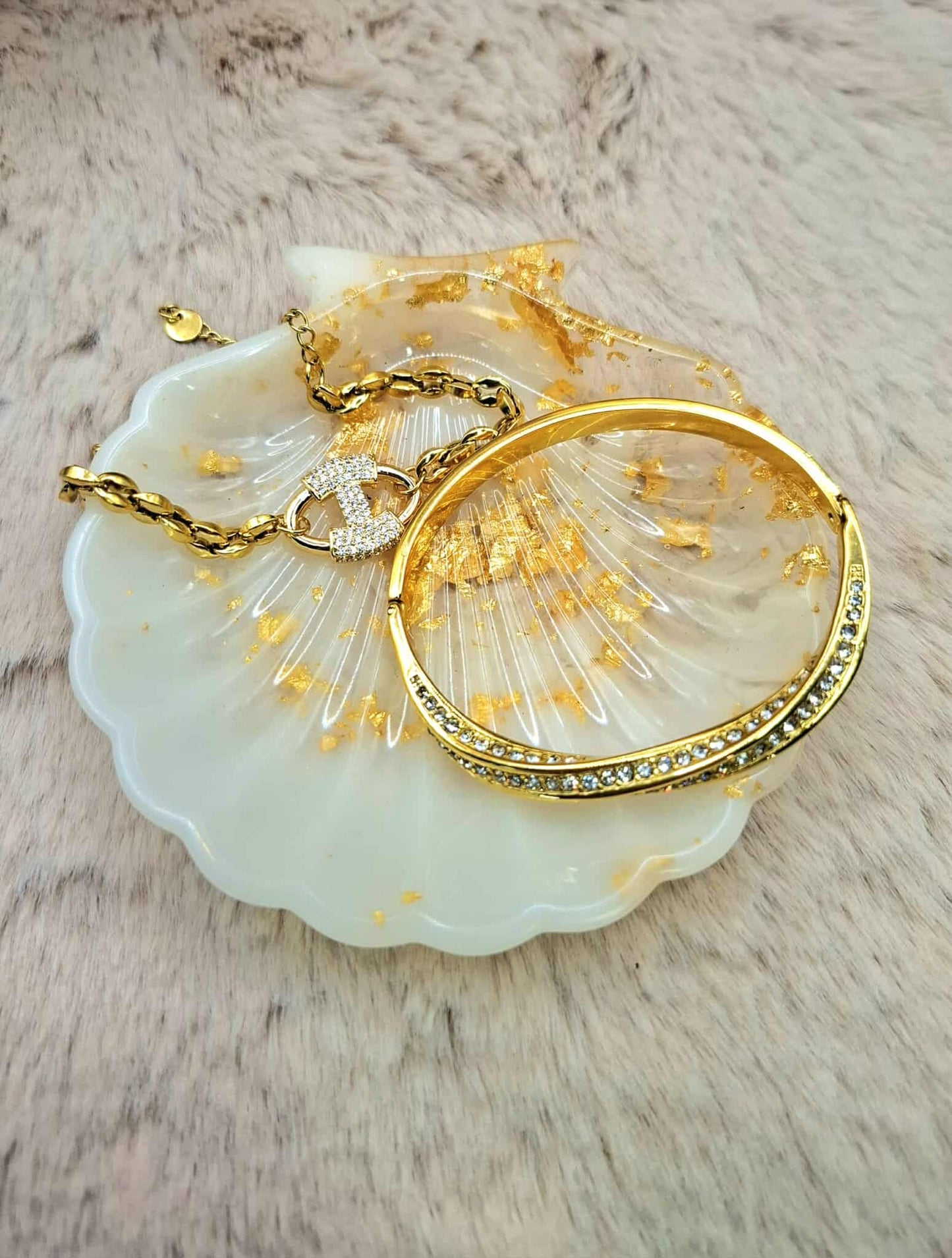 Coquillage en résine époxy