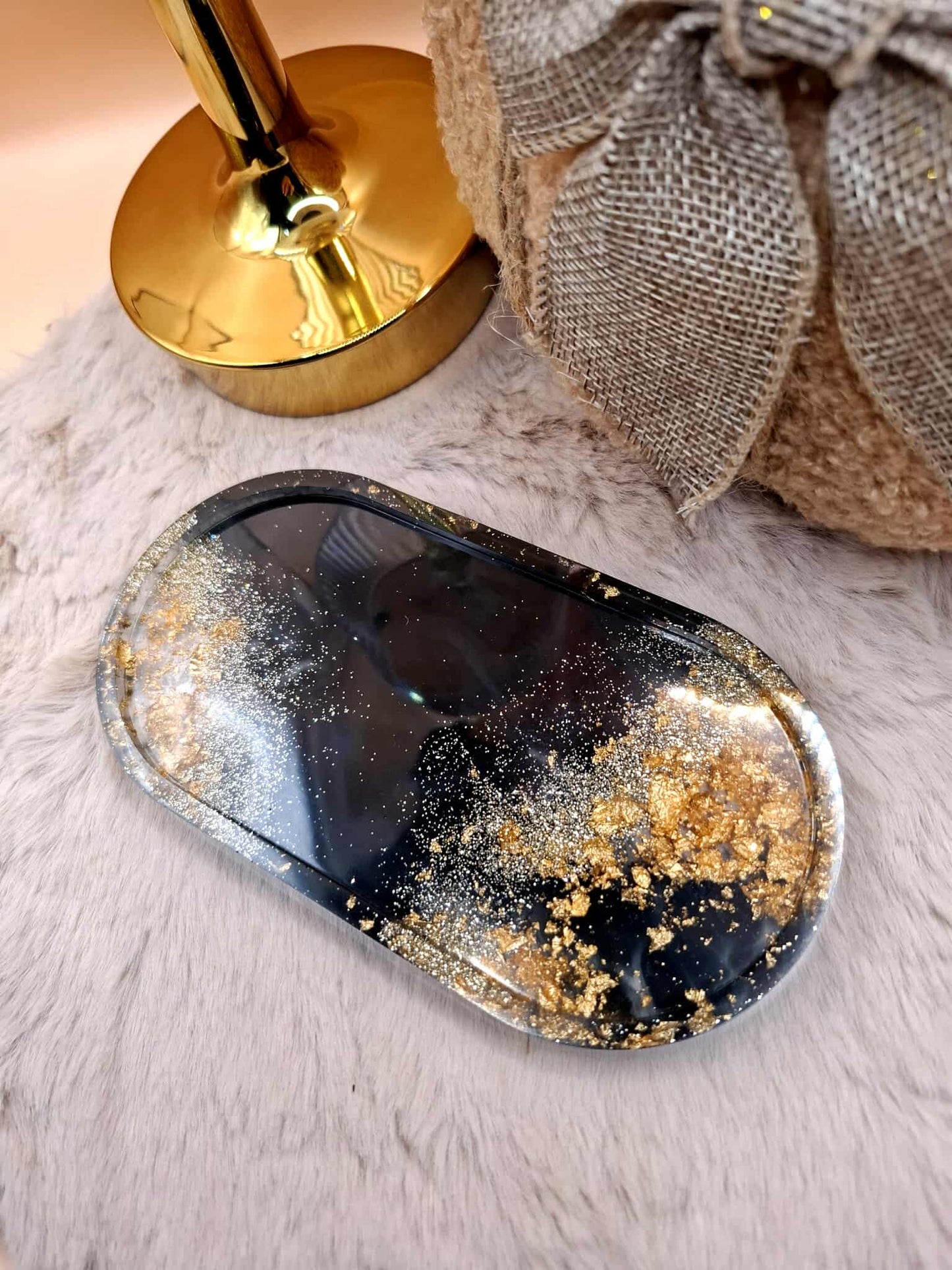 Plateau  en résine époxy