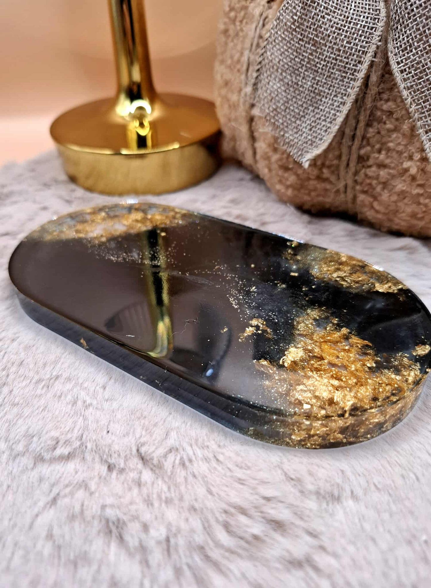 Plateau  en résine époxy