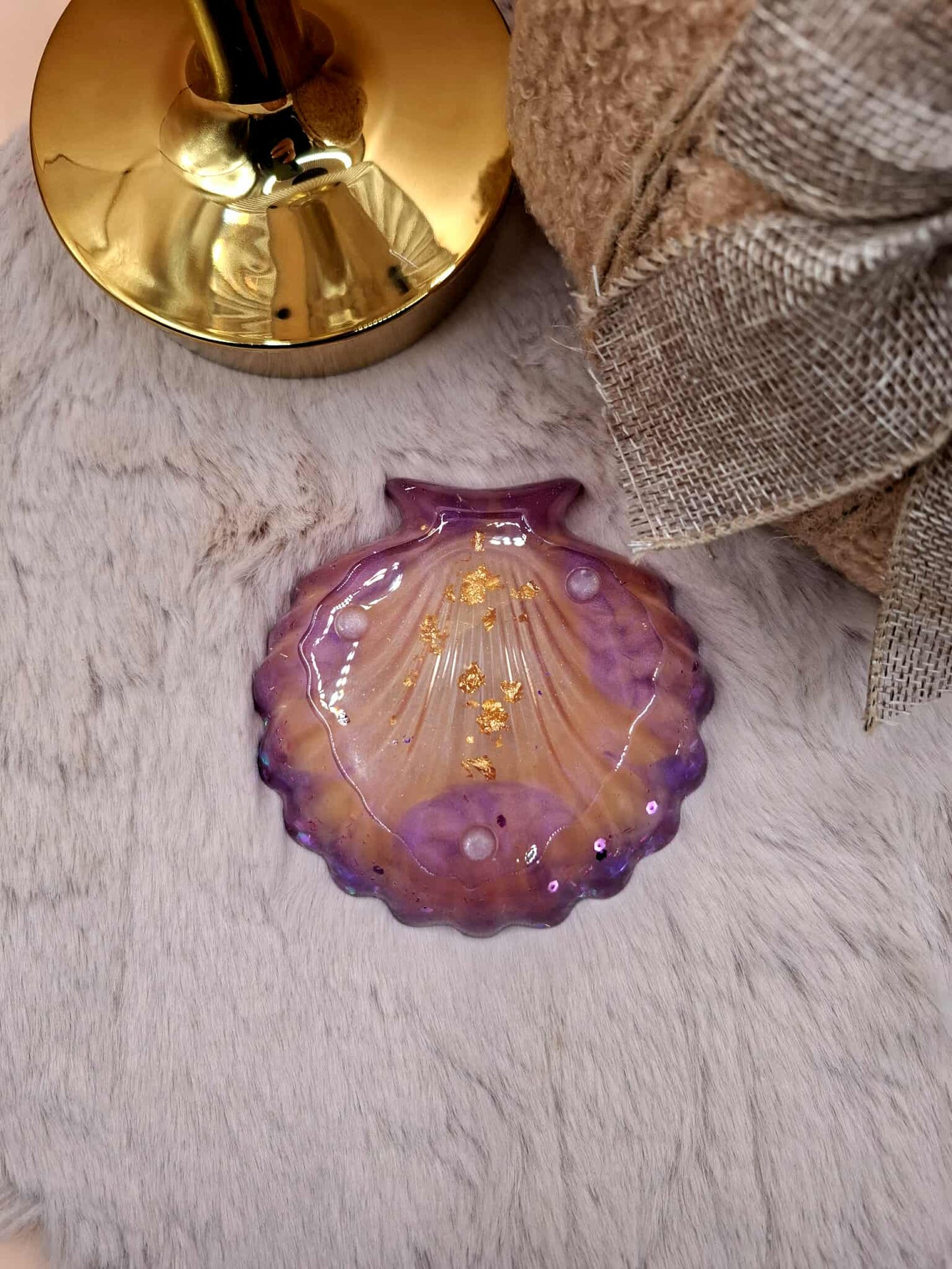 Coquillage en résine époxy
