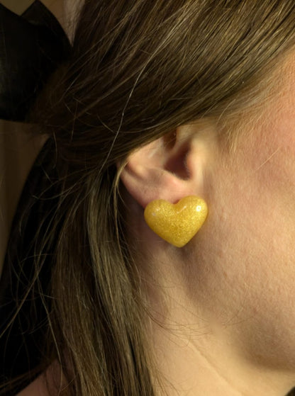 Puces d'oreilles Coeur N°1