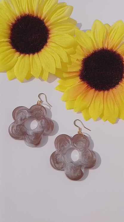Boucles d'oreilles les fleurs N°13
