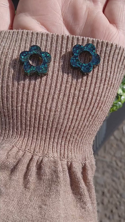 Paire de petites fleurs N°6