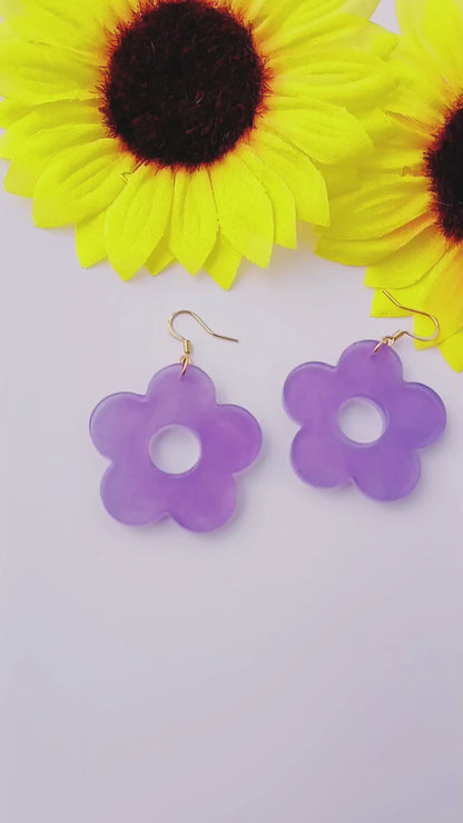 Boucles d'oreilles les fleurs N°6