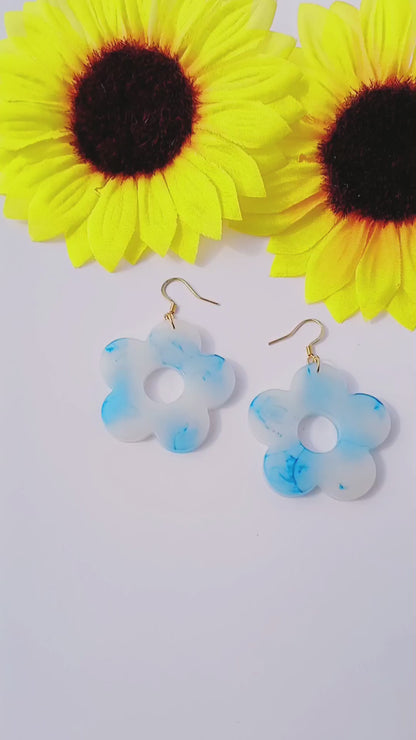 Boucles d'oreilles les fleurs N°8
