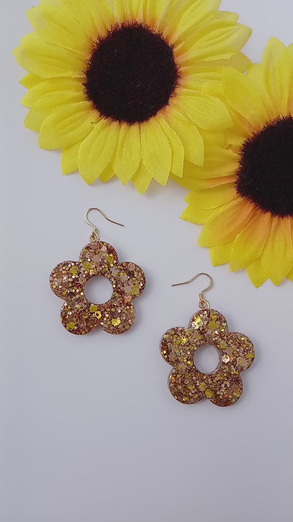 Boucles d'oreilles les fleurs N°12