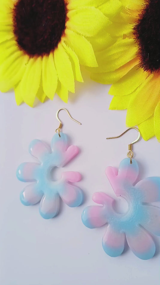 Boucles d'oreilles flower N°1