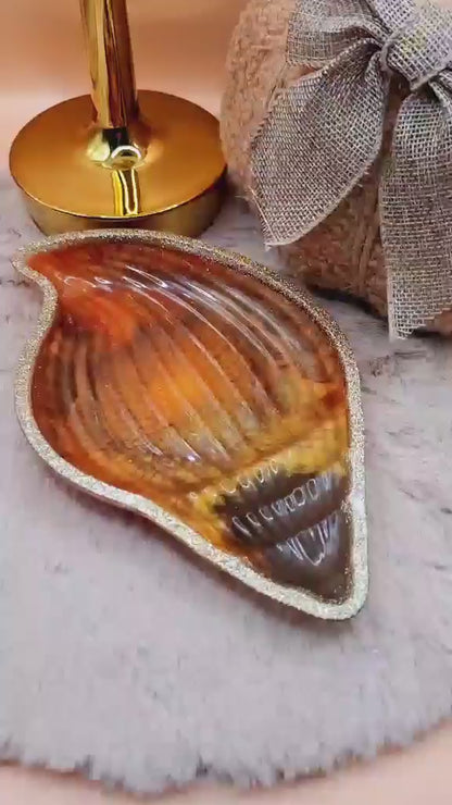 Plateau coquillage en résine époxy