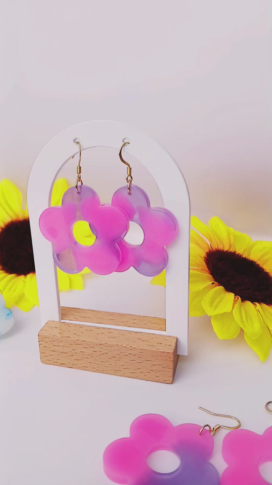 Boucles d'oreilles les fleurs N°3