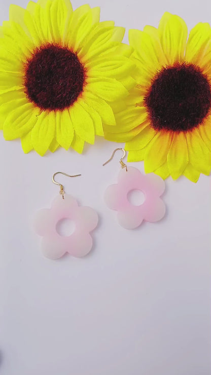 Boucles d'oreilles les fleurs N°10 MODELE UNIQUE