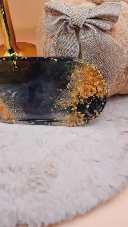 Plateau  en résine époxy