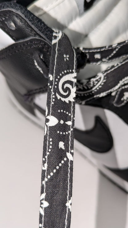 Lacets bandana b&w